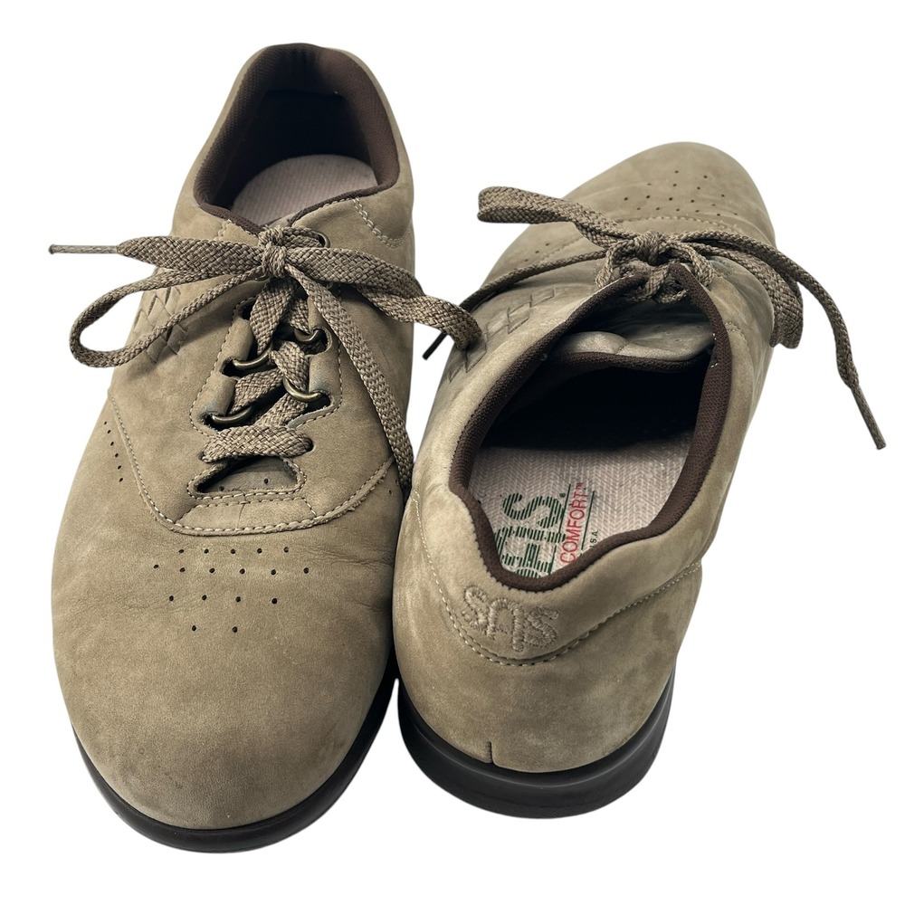 SAS Free Time Women's Walking Shoes Size 9 W Wide Sage Suede Tripad Comfort
